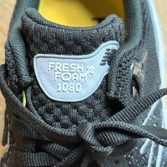 NEW Women's Sz 12 2A New Balance Fresh Foam X 1080v12, Black/White running - Picture 8 of 10